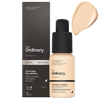 Тональна основа The Ordinary Coverage Foundation 1.1 Fair Nautral 30 мл