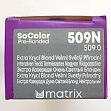 509N (дуже світлий блонд нейтральний) Стійка крем-фарба для волосся з сивиною Matrix SoColor Pre-Bonded Extra Coverage,90ml, фото 2