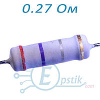 Резистор 0.27 Ом ±5% MOF 2Вт выводной