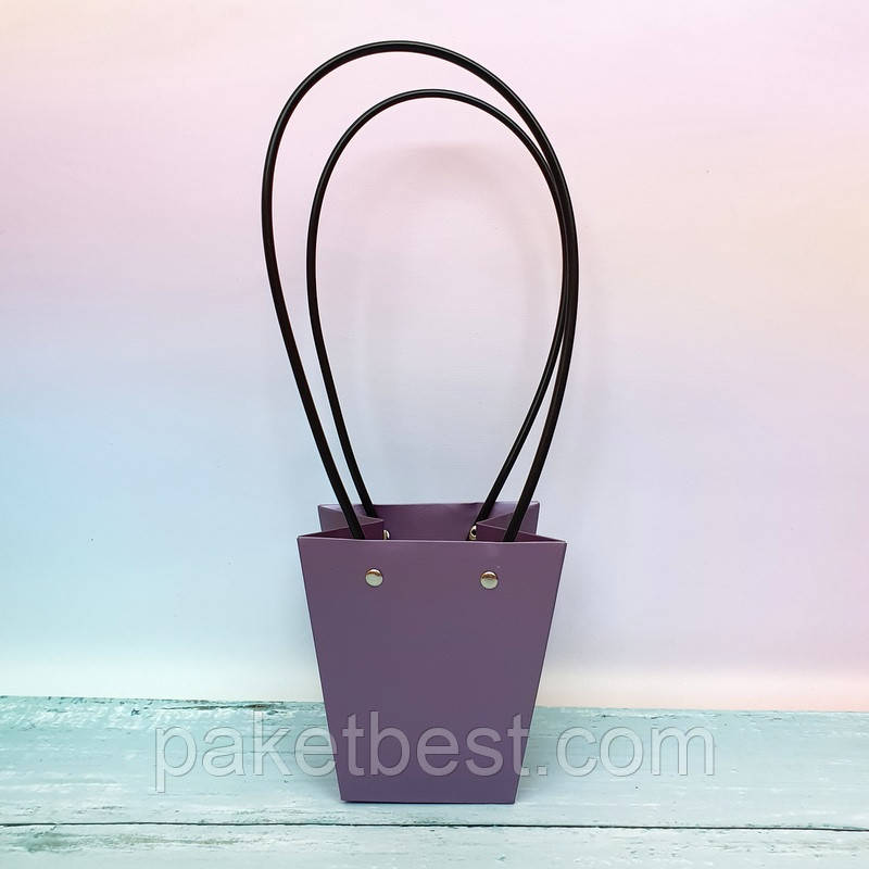 Пакет для квітів (S)12,8 см Бузковий(10 шт/уп)