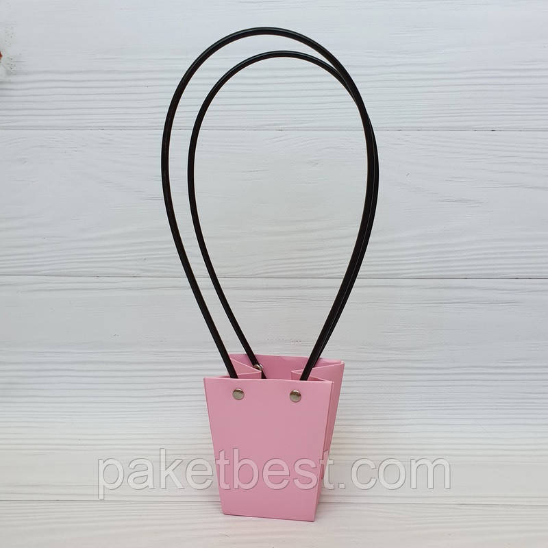 Пакет для квітів (ХЅ)10см Рожевий 10шт