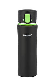 Термокружка  КING Hoff KH-4371 500мл. Чорно-Зеленаalleg Качество