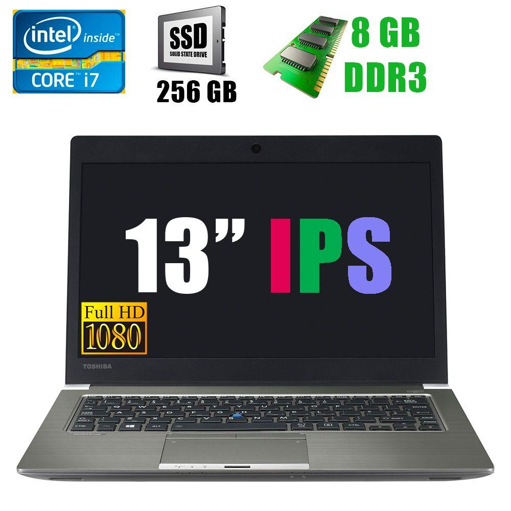 Toshiba Portege Z30-A / 13" (1920x1080) IPS / Intel® Core™ i7-4510U (2(4)ядра по 2.0 - 3.1GHz) / 8GB DDR3 / 256GB SSD / VGA, HDMI, USB 3.0