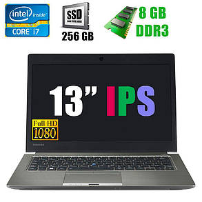 Toshiba Portege Z30-A / 13" (1920x1080) IPS / Intel® Core™ i7-4510U (2(4)ядра з 2.0 - 3.1 GHz) / 8GB DDR3 / 256GB SSD / VGA, HDMI, USB 3.0, фото 2