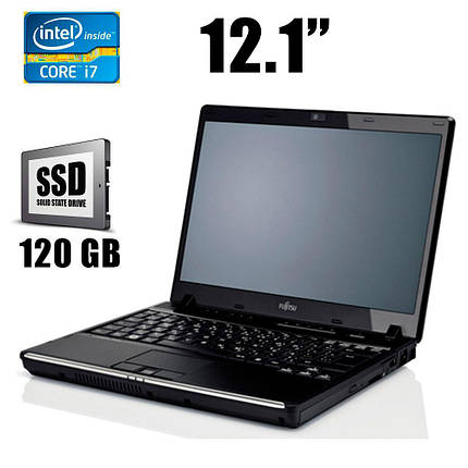 Fujitsu Lifebook P770 / 12.1" / Intel Core i7-U660 (2(4)ядра по 1.33 - 2.4GHz) / 4GB DDR3 / 120GB SSD / DVD-RW / VGA, HDMI, Webcam, фото 2