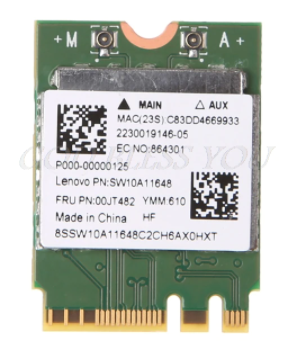 Wi-fi+BT для ноутбука 433 Мбіт/с Realtek RTL8821AE Dual Band 2.4 Ghz 5Ghz, фото 1