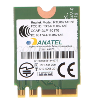 Wi-fi+BT для ноутбука 433 Мбіт/с Realtek RTL8821AE Dual Band 2.4 Ghz 5Ghz, фото 3