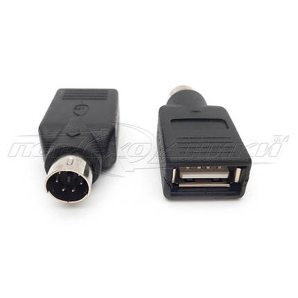 Универсальный переходник USB 2.0 AF - PS/2, фото 3