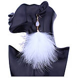 Сережки з пір'ям страуса, фото 8