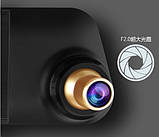 Відеореєстратор дзеркало з виносною камерою заднього виду, фото 3