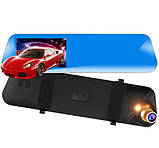 Відеореєстратор дзеркало з виносною камерою заднього виду, фото 7