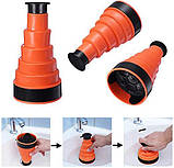 Ручний плунжер для раковини Water Drain Clog Cannon, фото 4