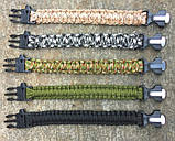 Браслет виживання з паракорда af / 001 KS, фото 3