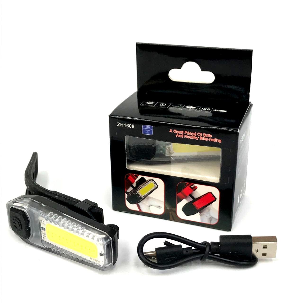 Фара 2 в 1 для велосипеда ZH-1608, фото 1