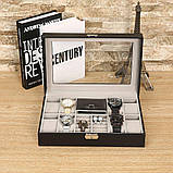 Скринька органайзер для зберігання годинників, фото 8