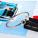 Браслет Чорно-білий конюшина, фото 4