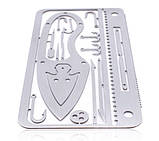 Мультикул кредитної картки Survivor Survival Multitool Card 17V1, фото 3