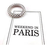 Резинка для волос прозрачная New Style 2219 mix, фото 3