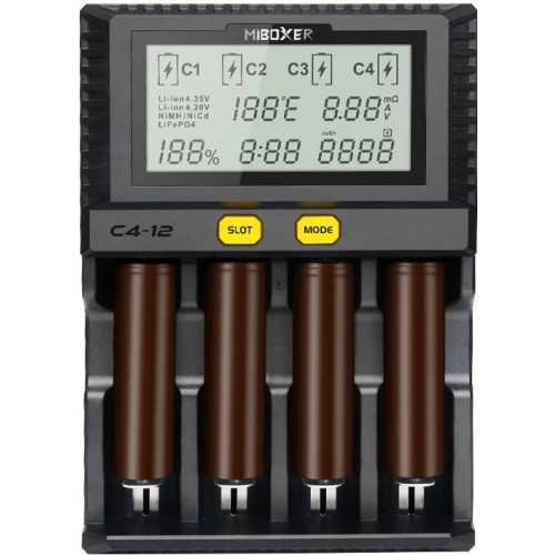 Професійне Зарядний пристрій MIBOXER C4-12
