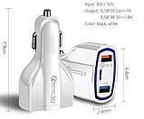 Автомобільний зарядний пристрій Quick Charge 3.0 SY-KC368 (без упаковки), фото 7