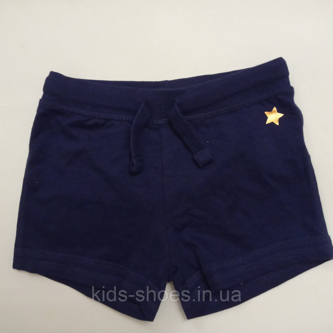 Дитячі трикотажні шорти темно-сині для дівчинки Cool club, фото 1
