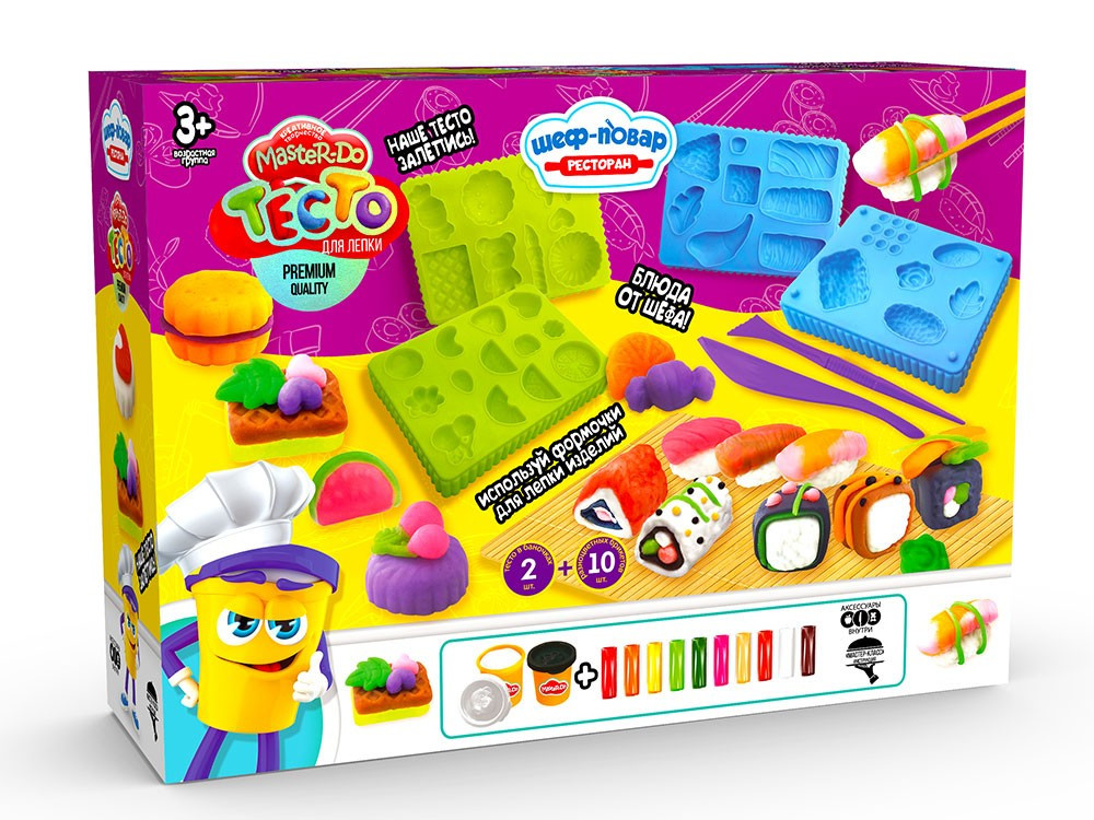 Набір тіста для ліплення "Master Do" Ресторан Danko Toys