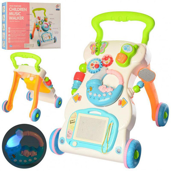 Каталка-ходунки-ігровий центр Baby Toys (696-R-16)