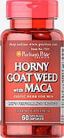 Горянка с макой Puritan's Pride Horny Goat Weed with Maca 500 мг / 75 мг 60 капсул