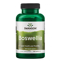 Босвеллия - двойная сила Swanson Boswellia Double Strength 400 мг, 100 капсул