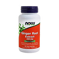 Экстракт корня имбиря Now Foods Ginger Root Extract 250 мг, 90 вегетарианских капсул