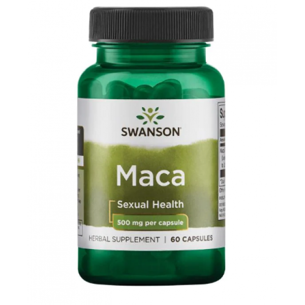 Мака Swanson Maca 500 мг, 60 капсул - фото 1 - id-p1467753126