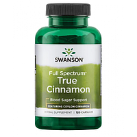 Настоящая Корица Swanson True Cinnamon 300 мг, 120 капсул