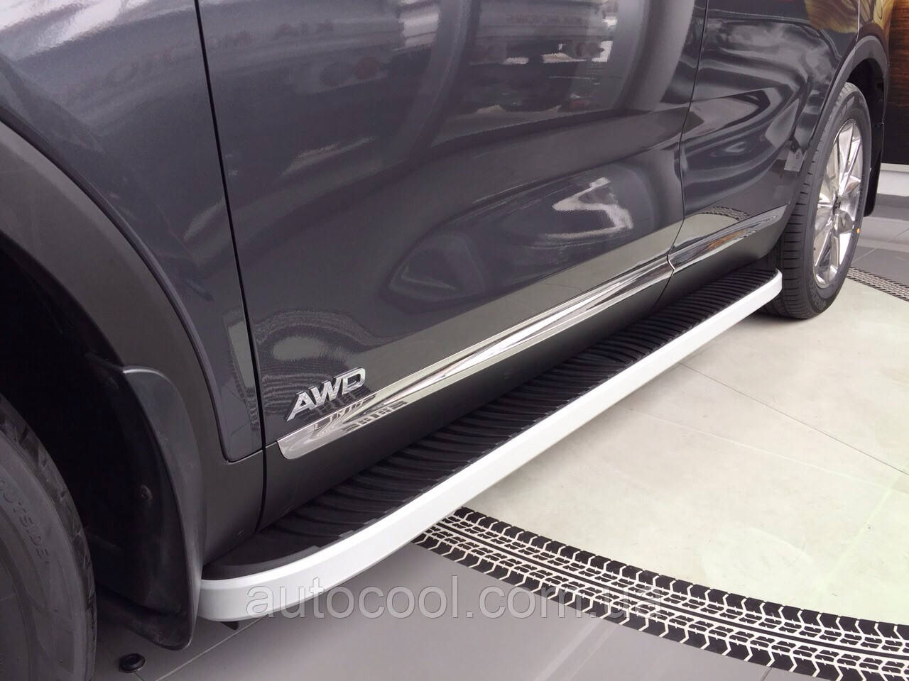 Бічні пороги "Tayga" Audi Q3 2011+ Ауді к'ю3 