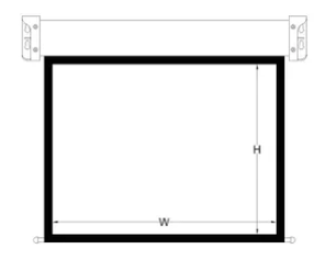 Екран для проєктора SCREENVISION SVM240154MWR 240 х 154 см, фото 3