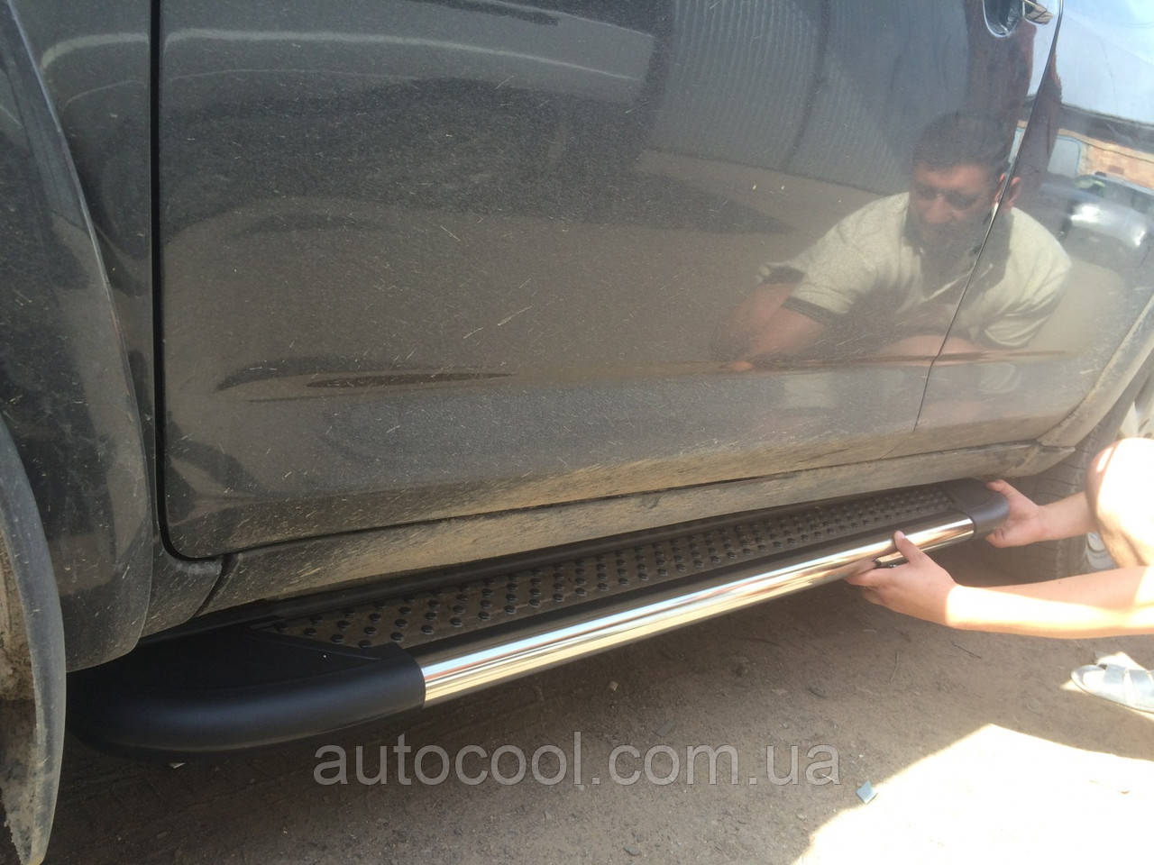 Бічні пороги "Maydos" Audi Q3 2011+ Ауді к'ю3 