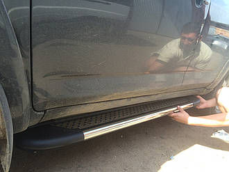 Бічні пороги "Maydos" Audi Q5 2008+ Аудіок'ю5 