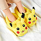 Домашні тапочки Пікачу для кігурумі розмір 36/40 (27 см устілка), фото 4