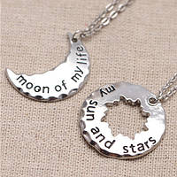 Кулон GKever Дейнеріс та Дрого Сонце та місяць парний 3/47.323