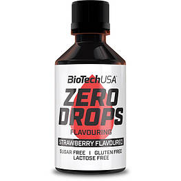 Підсолоджувач Zero Drops BioTech 50 мл Полуниця