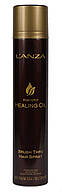 KERATIN HEALING OIL BRUSH THRU HAIR SPRAY ЛАК-СПРЕЙ ДЛЯ ЭКСПРЕСС-УКЛАДКИ, 350 мл - L'ANZA