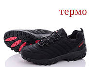 Мужские кроссовки Merrell ТЕРМО текстиль/нейлон черные с красным р 41-46