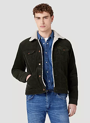 Зимова вельветова куртка WRANGLER ICONSTM MEN'S SHERPA — Rosin Green