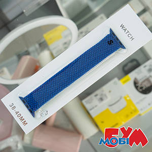 Ремінець Apple Watch 38/40mm Nylon Braided Solo Loop 135mm синій