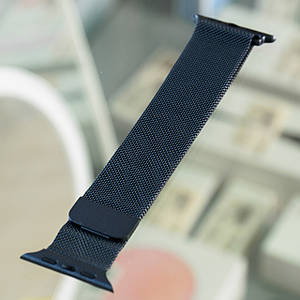 Ремінець Milanese Loop Design для Apple watch 38 mm 40 mm. Space grey