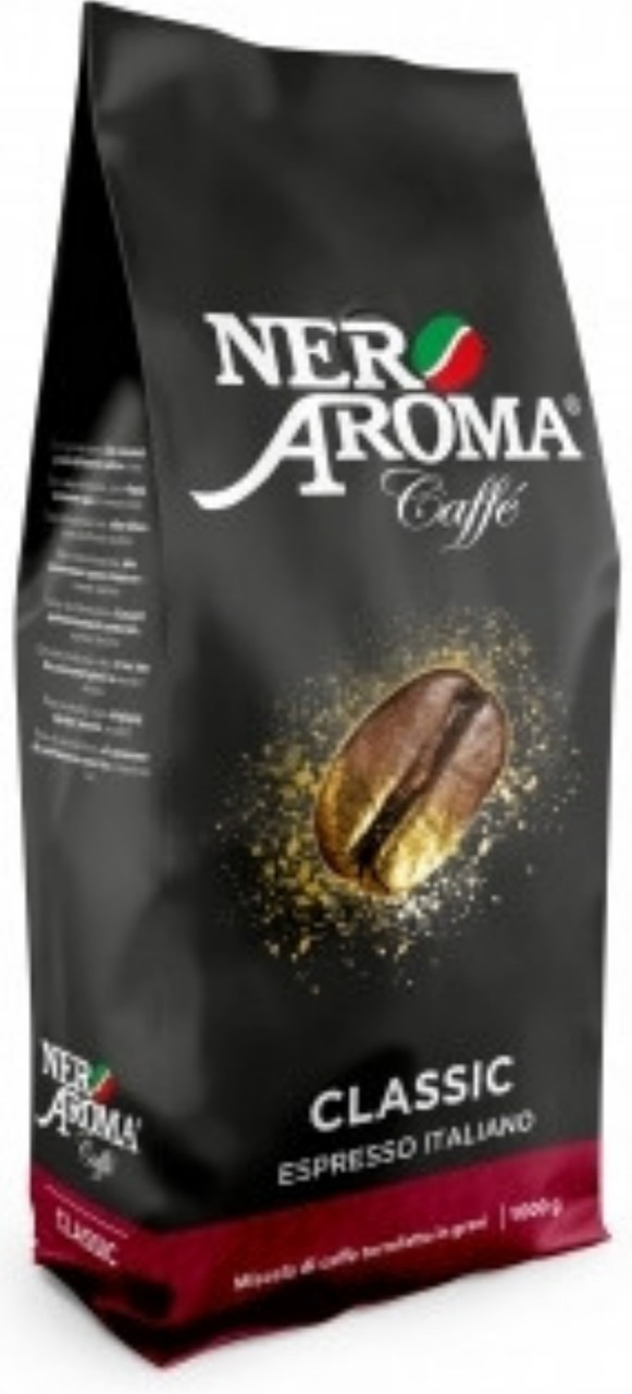 ОРИГІНАЛ! Кава в зернах Nero Aroma Classic 1кг Італія, 85/15