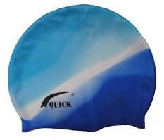 Шапочка для плавання, для дорослих, блакитний/синій колір