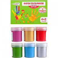 Пальчиковые краски Color Craft&Joy 4+2 цвета 240 мл арт. 322076