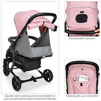 Коляска дитяча ME 1011L ZETA Pale Pink, фото 6