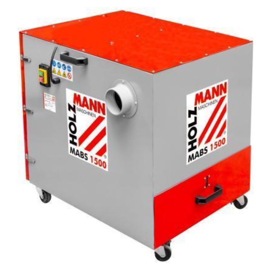 Промисловий пилосос для металевої стружки Holzmann MABS1500 (230V), фото 1