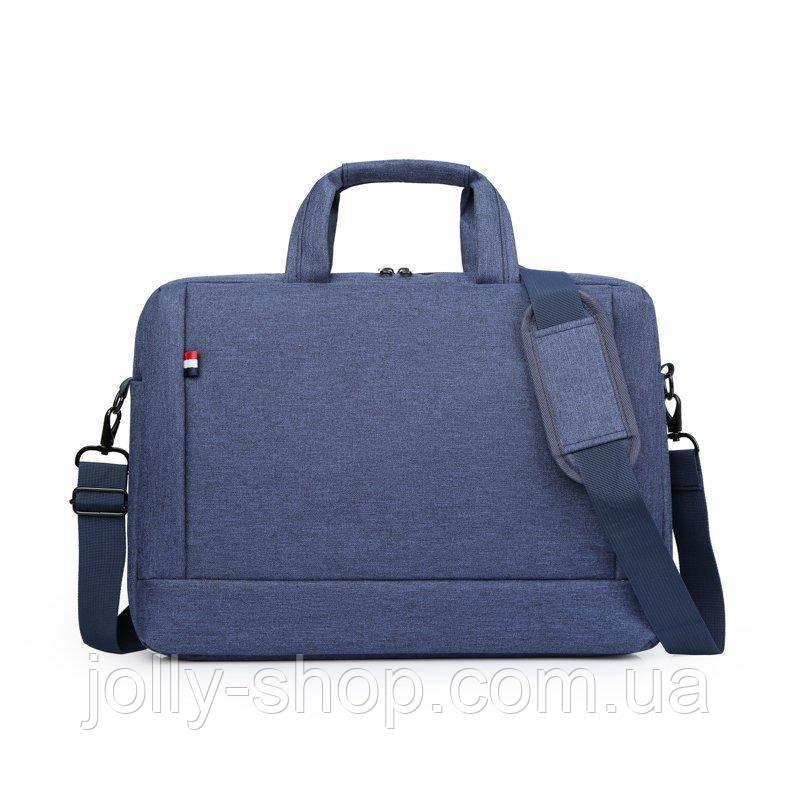 Сумка для ноутбука 15 "-16" і документів текстиль 40 * 29см чорна (200-118)